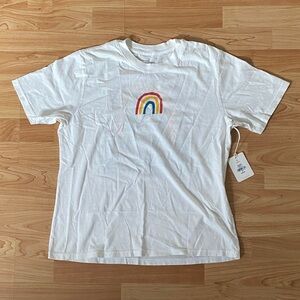 Roark White Rainbow Tee